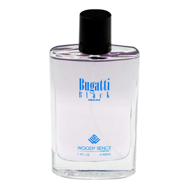 ادو پرفیوم مردانه وودی سنس مدل Bugatti Black حجم 100 میلیلیتر