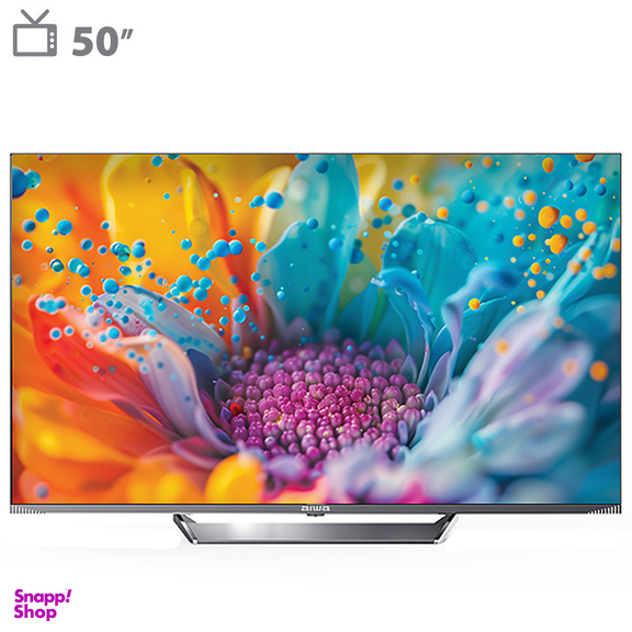 تلویزیون کیو ال ای دی هوشمند آیوا مدل ZQ-GC3D50UHD سایز 50 اینچ