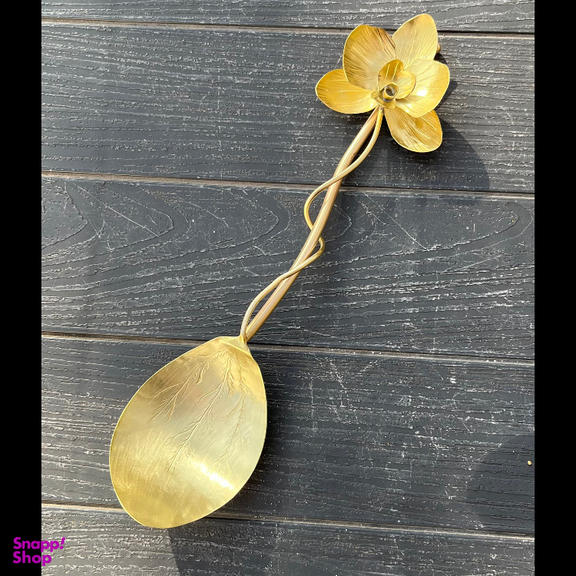 قاشق آجیل خوری مدل گل ارکیده کد 1326