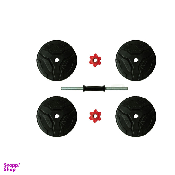 دمبل رادیس فیت مدل DVP-10-2500 وزن 10 کیلوگرم بسته 2 عددی