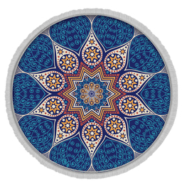 فرش ماشینی چاپی بدون تار و پور هانوکس مدل آب و کویر کد IFC.2830.04