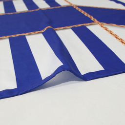 روسری زنانه آنالیا مدل ابریشم دست دوز طرح زنجیری کلاسیک کد ana-2821