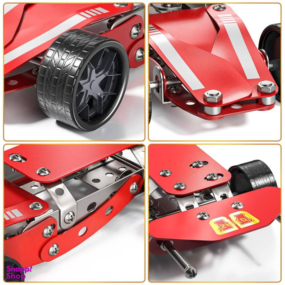 ساختنی 133تکه ناب سل مدل ماشین فلزی 133 قطعه METAL CONSTRUCTION SET NO.868-1