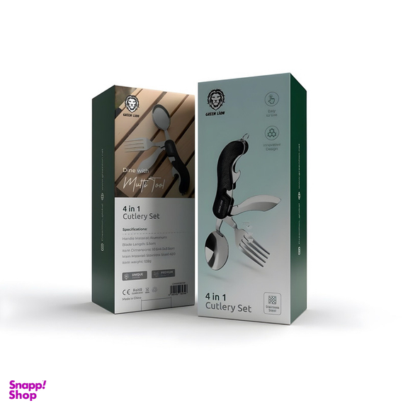 مجموعه قاشق و چنگال سفری گرین لاین مدل Cutlery Set