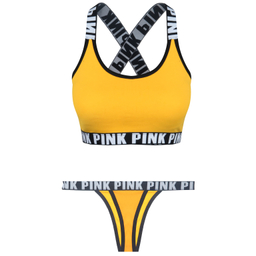 ست نیم تنه و شورت زنانه کد 1013 رنگ زرد