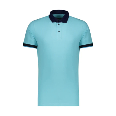پولوشرت آستین کوتاه مردانه مدل GD-s-20028331 رنگ آبی