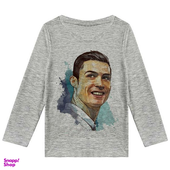 تیشرت آستین بلند پسرانه مدل رونالدو F128