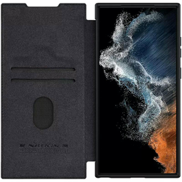 کیف کلاسوری نیلکین مدل Qin Pro Leather Case مناسب برای گوشی موبایل سامسونگ Galaxy S23 Ultra