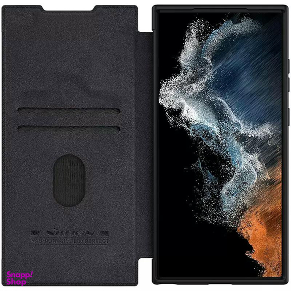 کیف کلاسوری نیلکین مدل Qin Pro Leather Case مناسب برای گوشی موبایل سامسونگ Galaxy S23 Ultra