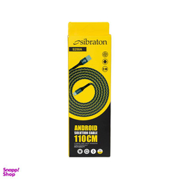 کابل تبدیل USB به microUSB سیبراتون مدل S250A طول 1.1 متر