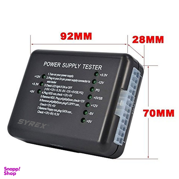 تستر آنالوگ پاور کیس سایرکس مدل SX-IV4