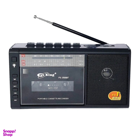 رادیو پخش کاست خور پوکسینگ مدل px-3500Bt
