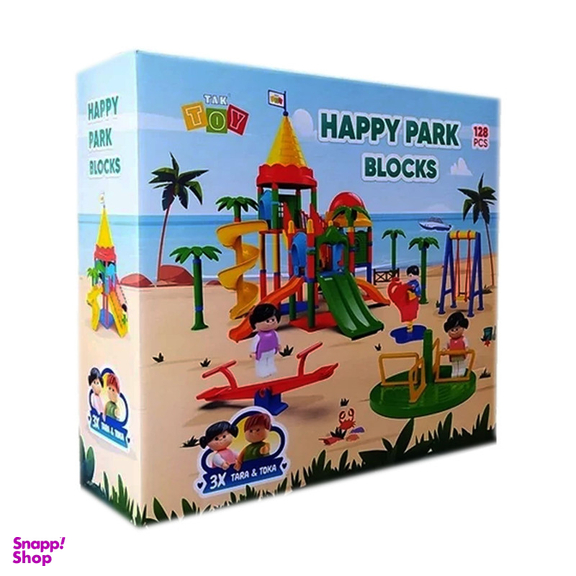 ساختنی 128 قطعه ناب سل مدل پارک شادی