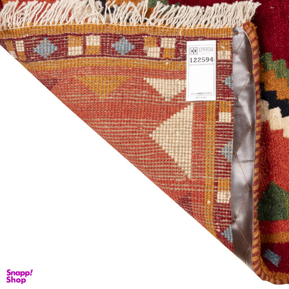 گبه دستباف کناره سی پرشیا کد 122594 سایز 2.02x1.05 متر