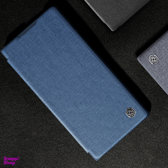 کیف کلاسوری نیلکین مدل Qin Pro Plain Cloth مناسب برای گوشی موبایل سامسونگ Galaxy S23 Ultra