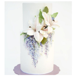 ست کاتر و وینر فوندانت به گز مدل گل آلسترومریا مجموعه 6 عددی