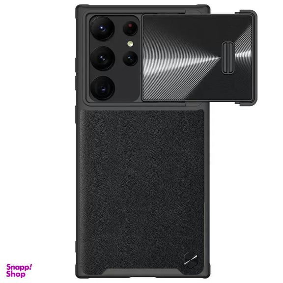 کاور نیلکین مدل CamShield Leather S Case مناسب برای گوشی موبایل سامسونگ Galaxy S23 Ultra