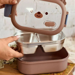 ظرف غذا کودک مدل تدی خرس