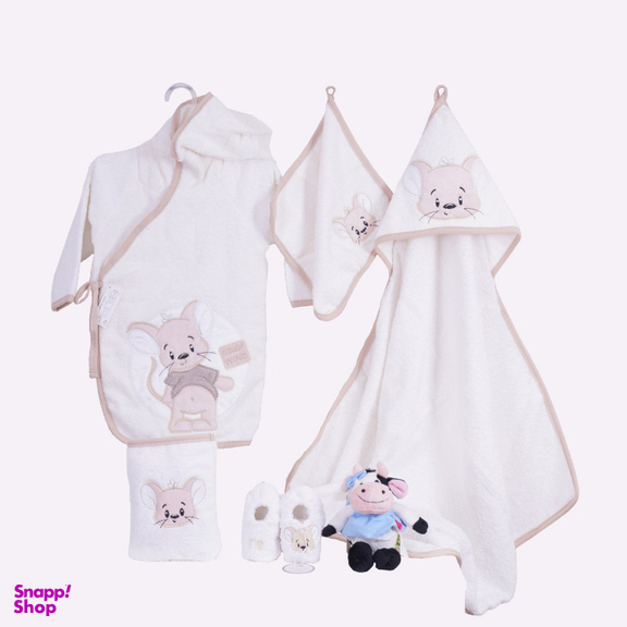 سرویس حوله کودک 5 تکه مدل little کد 50