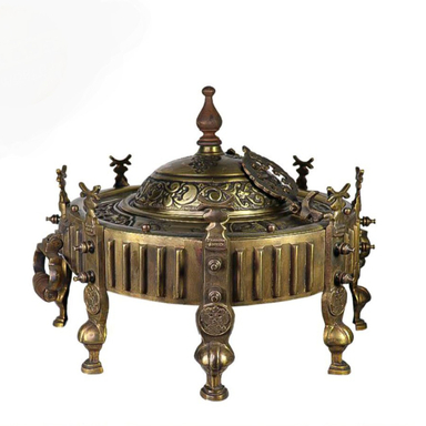 منقل برنجی مدل خان بختیاری