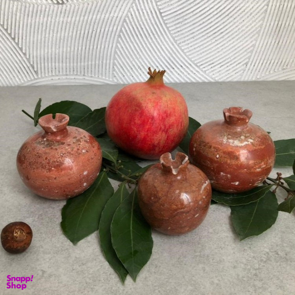 انار سنگی تزیینی طرح یلدا کد 0408