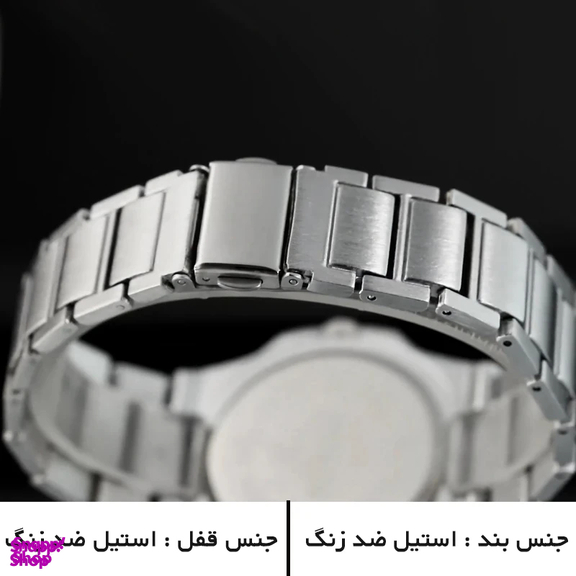 ساعت مچی عقربه ‌ای مردانه اسکمی مدل 1794 رنگ نقره ای