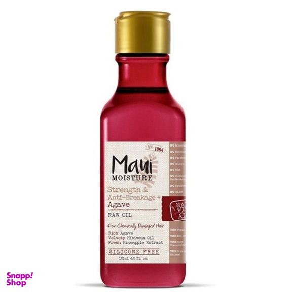 روغن مو تقویت کننده و ضد شکنندگی ماویی مدل Agave مناسب موهای آسیب دیده و رنگ شده حجم 125 میلی لیتر