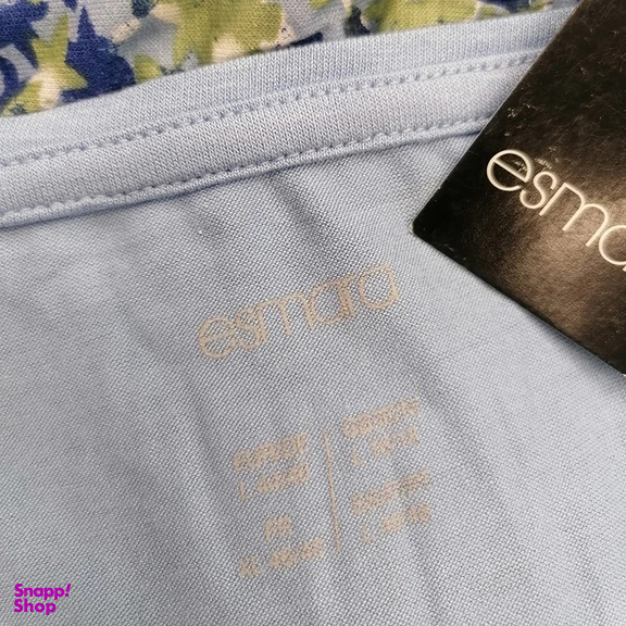 ست تیشرت و شلوار زنانه اسمارا کد 0235 رنگ آبی روشن