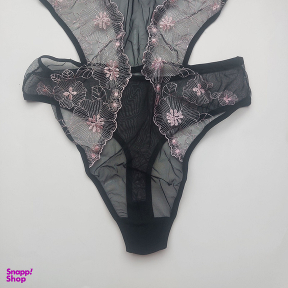 لباس خواب زنانه برتا مدل بادی توری فنردار کد 2300BS