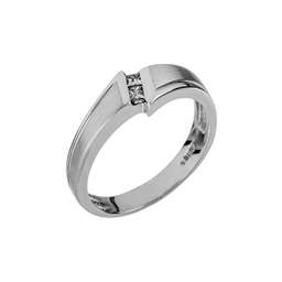 انگشتر طلا 18 عیار زنانه جواهری سون کد 2544