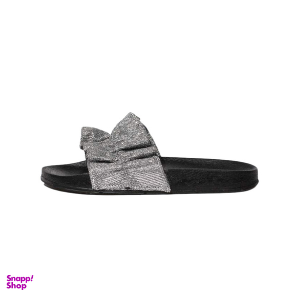 دمپایی زنانه دفکتو مدل فول طبی شاینی رنگ طوسی