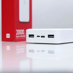 پاوربانک شیائومی مدل Redmi PB200LZM ظرفیت 20000 میلی آمپرساعت به همراه شارژر دیواری سامسونگ و کابل تبدیل