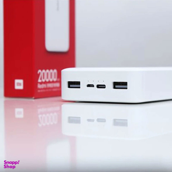 پاوربانک شیائومی مدل Redmi PB200LZM ظرفیت 20000 میلی آمپرساعت به همراه شارژر دیواری سامسونگ و کابل تبدیل