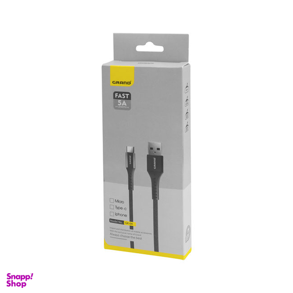کابل تبدیل USB به Type-c گرند طول 1 متر