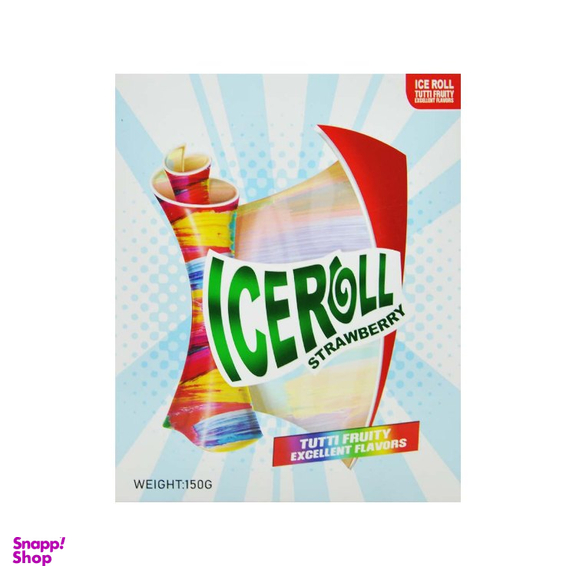 لواشک ایس رولر طعم توت فرنگی بسته 10 عددی