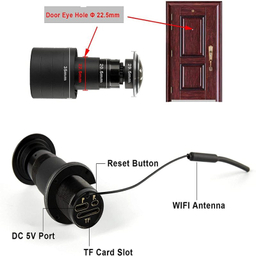 چشمی درب WiFi دیجیتال مدل DB-5000