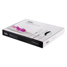 سرویس قاشق و چنگال 30 پارچه ناب استیل مدل ونیز