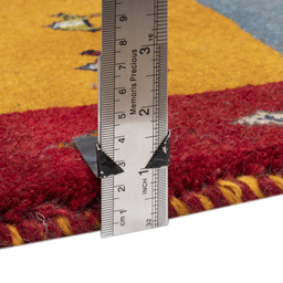 گبه دستباف سی پرشیا کد 122447 سایز 1.14x0.8 متر