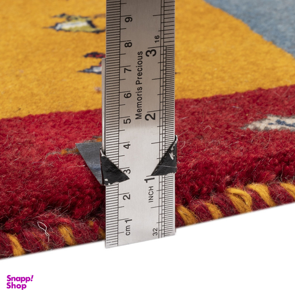 گبه دستباف سی پرشیا کد 122447 سایز 1.14x0.8 متر