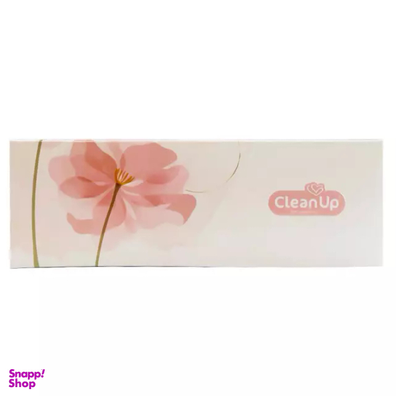 دستمال جعبه ‎ای 150 برگ کلین آپ مدل کلکسیون گل