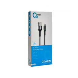 کابل شارژر USB به MicroUSB اکسیژن مدل LX21 طول 1.2 متر