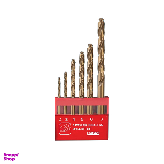 مته کبالت براوو مدل BT-5706 مجموعه 6 عددی