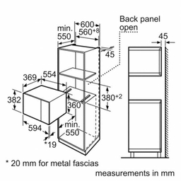 فر توکار بوش  مدل HBG6725S1I
