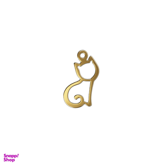 آویز گردنبند طلا 18 عیار زنانه مدوپد مدل گربه کد kc18680