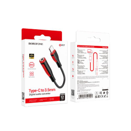 مبدل AUX OTG به USB-C بروفون مدل BV17