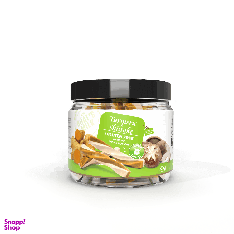 تشویقی سگ هابون مدل Turmeric & Shiitake وزن 220 گرم