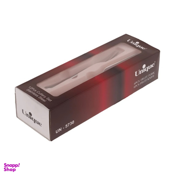 سرویس 12 پارچه چاقو و چنگال یونیک مدل 5730 کد 06