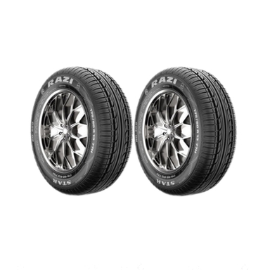 لاستیک خودرو رازی مدل RG400 سایز 175/60/13 - 2 حلقه