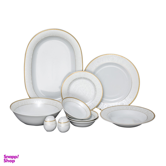 سرویس غذاخوری 28 پارچه 6 نفره مقصود مدل هنریک