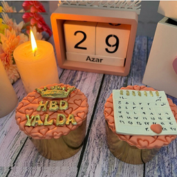 استامپ برجسته تزیین فوندانت مدل تقویم